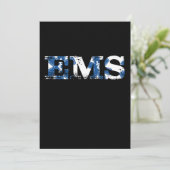 EMS EMT Doctor Paramedic Caduceus Medicine Ambulan Kaart (Staand voorkant)