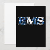 EMS EMT Doctor Paramedic Caduceus Medicine Ambulan Kaart (Voorkant / Achterkant)