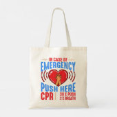 EMS EMT Paramedische Ambulance CPR Eerste Hulp Tote Bag (Achterkant)