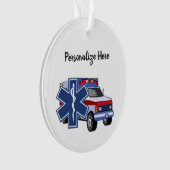 EMS EMT Paramedische Ambulance Ornament (voorkant)