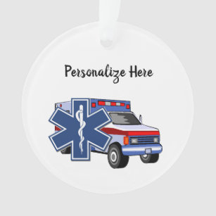 EMS EMT Paramedische Ambulance Ornament