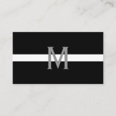 EMS EMT Thin White Line Monogramed Professional Visitekaartje (Voorkant)
