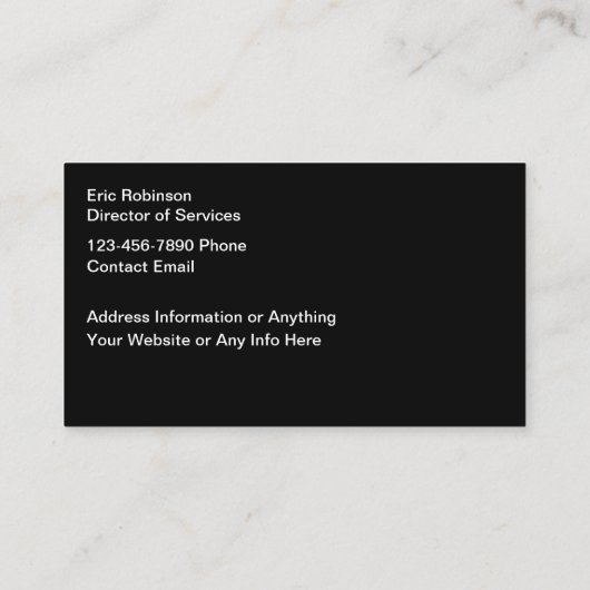 EMS Fire Emergency Thema Visitekaartjes (Achterkant)