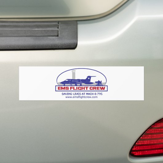EMS Flight Crew Jet Bumpersticker (Op auto)