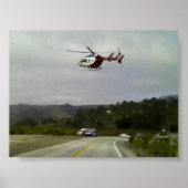 EMS-helikopter Poster (Voorkant)