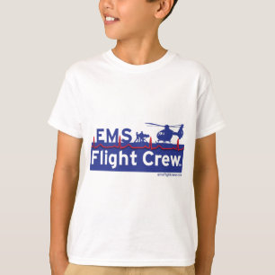 EMS-helikopteruitwijkLogo voor cockpitpersoneel T-shirt