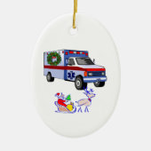 EMS kerstcadeaus Keramisch Ornament (Voorkant)