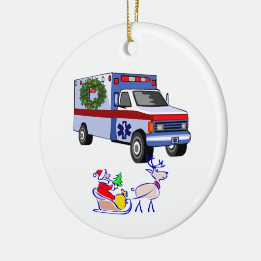 EMS kerstcadeaus Keramisch Ornament (Links)