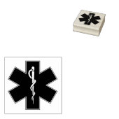 EMS Logo - "Gewoon professioneel" Rubberstempel (Gestempeld)