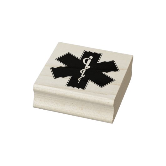 EMS Logo - "Gewoon professioneel" Rubberstempel (Stempel)