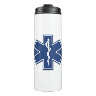 EMS-Logo voor noodgevallen Thermosbeker