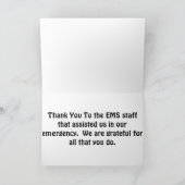 EMS maakt elke dag een verschil Bedankkaart (Binnen)