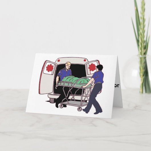 EMS maakt elke dag een verschil Bedankkaart (Voorkant)