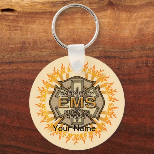 EMS Maltese Cross sleutelhanger (Voorkant)