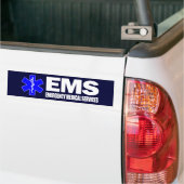 EMS - Medische nooddiensten Bumpersticker (Op Truck)