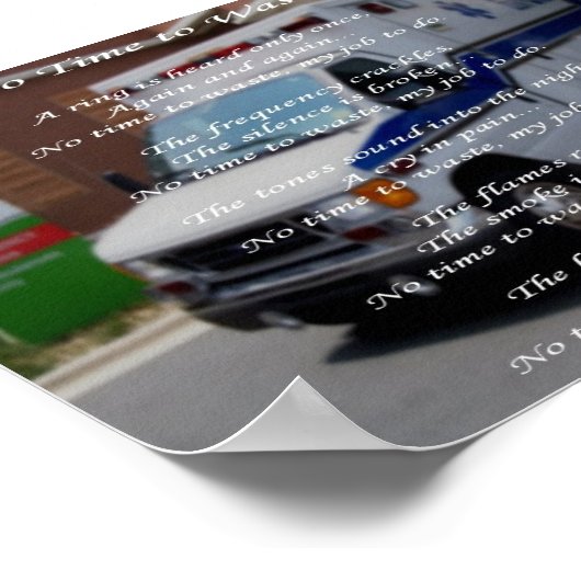 EMS-No Time to Waste Poster (Hoek)