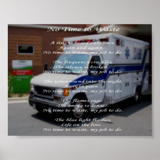 EMS-No Time to Waste Poster