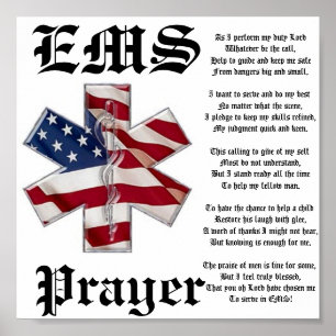 EMS Prayer Poster