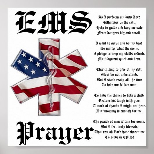 EMS Prayer Poster (Voorkant)