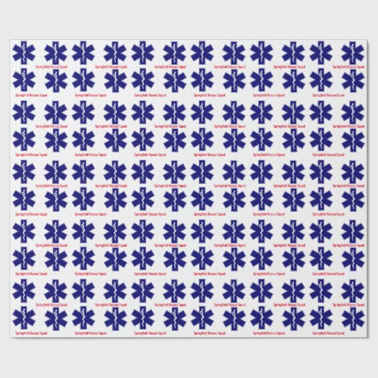 EMS Professional, Paramedische Logo Cadeaupapier (Vlak)