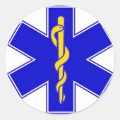 EMS RONDE STICKER (Voorkant)