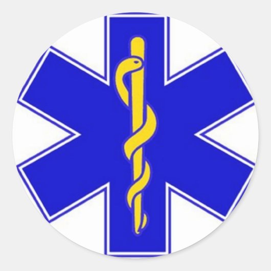 EMS RONDE STICKER (Voorkant)