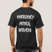 EMS - 's Nachts de deur T-shirt (Achterkant)