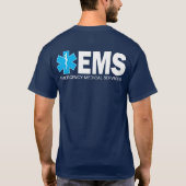 EMS-Shirt met kleine tekst T-shirt (Achterkant)