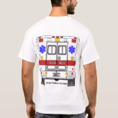 EMS-Shirt voor Ster & Ambulance T-shirt (Achterkant)