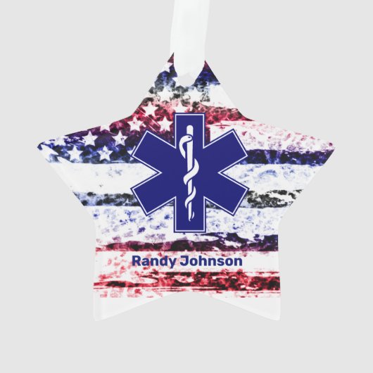 EMS Star Life Logo Ornament (achterkant)