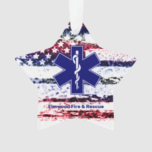EMS Star Life Logo Ornament