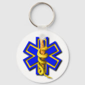 EMS Ster van het Levensbadge Sleutelhanger (Voorkant)