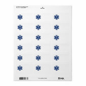 EMS Ster van leven Etiket (Full Sheet)