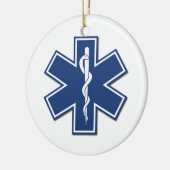 EMS Ster van leven Keramisch Ornament (Links)