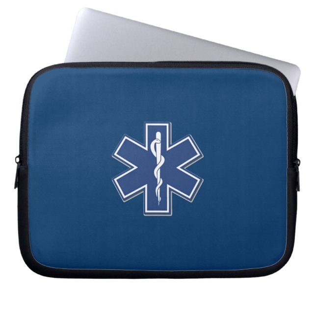EMS Ster van leven Laptop Sleeve (Voorkant)