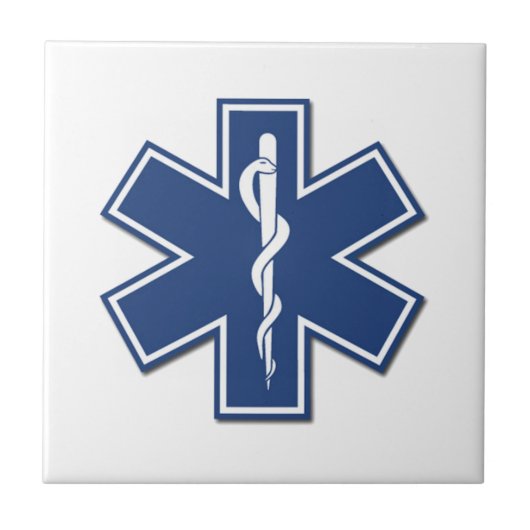 EMS Ster van leven Tegeltje (Voorkant)