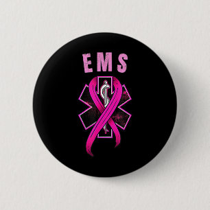 EMS-symbool voor een crèmeblaaskankerwaarschuwings Ronde Button 5,7 Cm