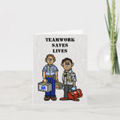 EMS Team Dank u wel Kaart (Voorkant)