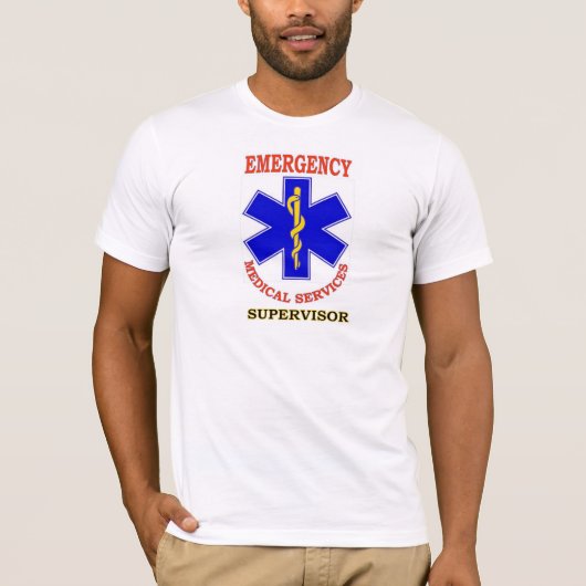 EMS TOEZICHTHOUDER T-SHIRT (Voorkant)