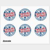 EMS Trauma Junkie Ronde Sticker (Vel)