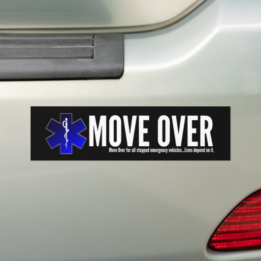 EMS Verplaatsen over Bumpersticker (Op auto)