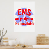 EMS-We stellen het onherstelbare (Star) Poster uit (Keuken)