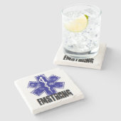 EMSTRONG (alleen logo) Stenen Onderzetter (Zijkant)