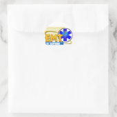 EMT 1STE RESPONDER NOODMEDISCHE TECHNICUS RONDE STICKER (Tas)