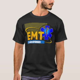 EMT 1STE RESPONDER NOODMEDISCHE TECHNICUS T-SHIRT