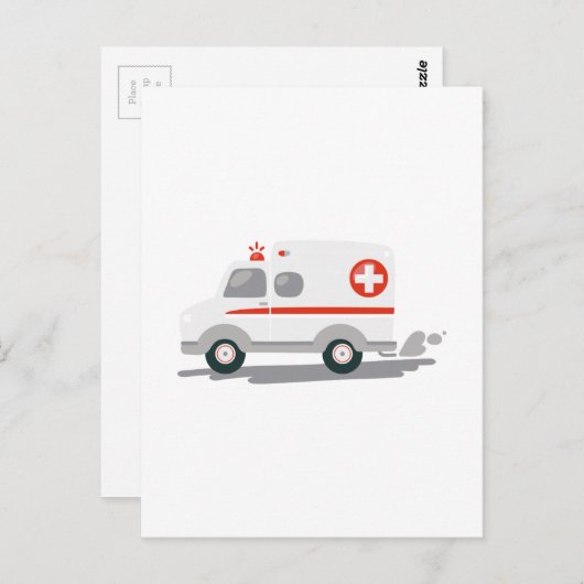 EMT Ambulance Briefkaart (Voorkant / Achterkant)