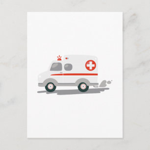 EMT Ambulance Briefkaart
