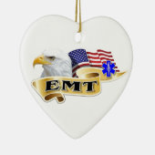 EMT American Pride Eagle Flag Keramisch Ornament (Rechts)