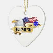 EMT American Pride Eagle Flag Keramisch Ornament (Links)