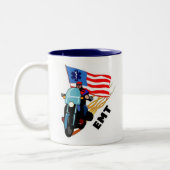 EMT Biker Tweekleurige Koffiemok (Links)